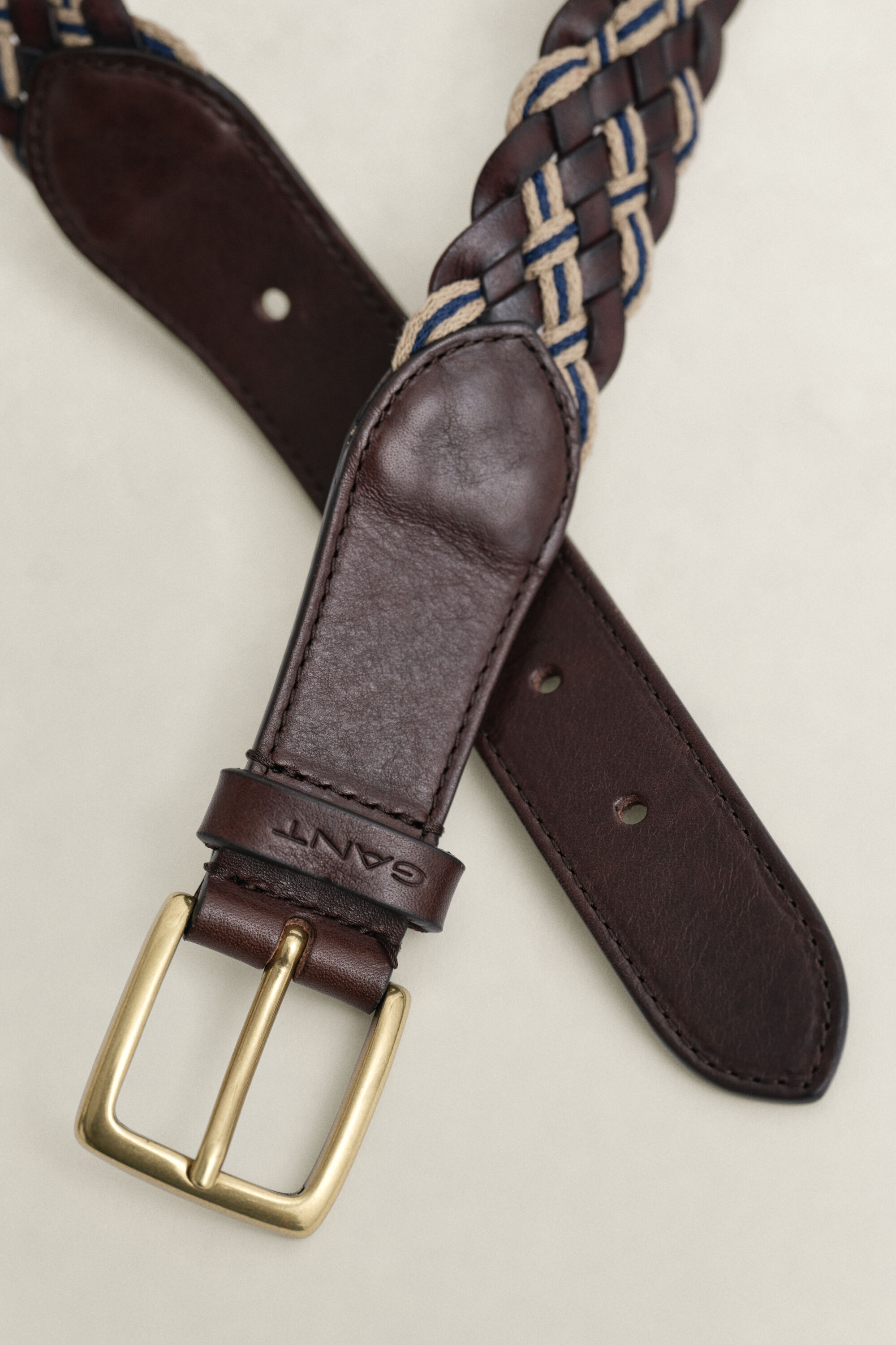 Gevlochten riem in meerdere kleuren