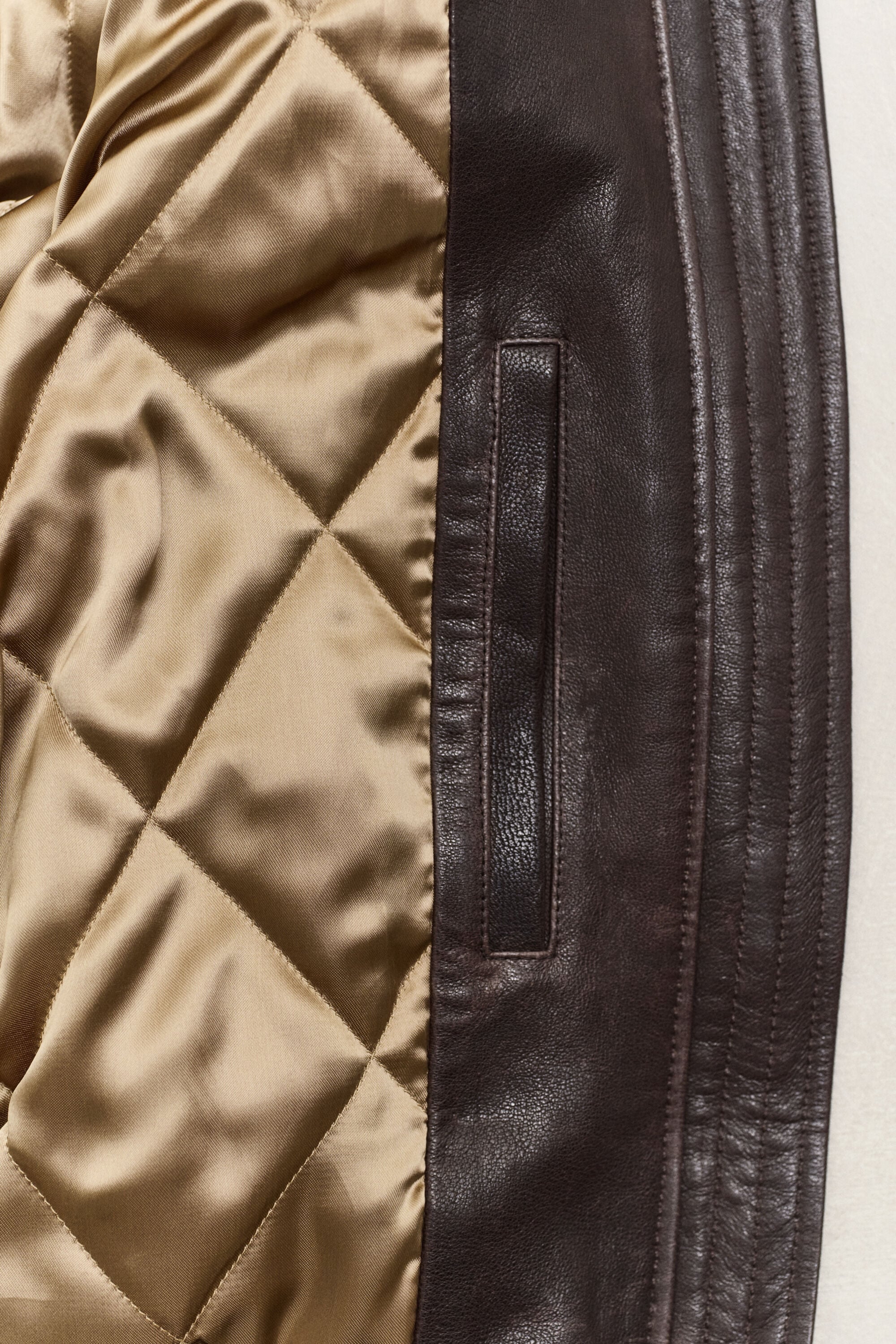 Blouson aviateur en cuir