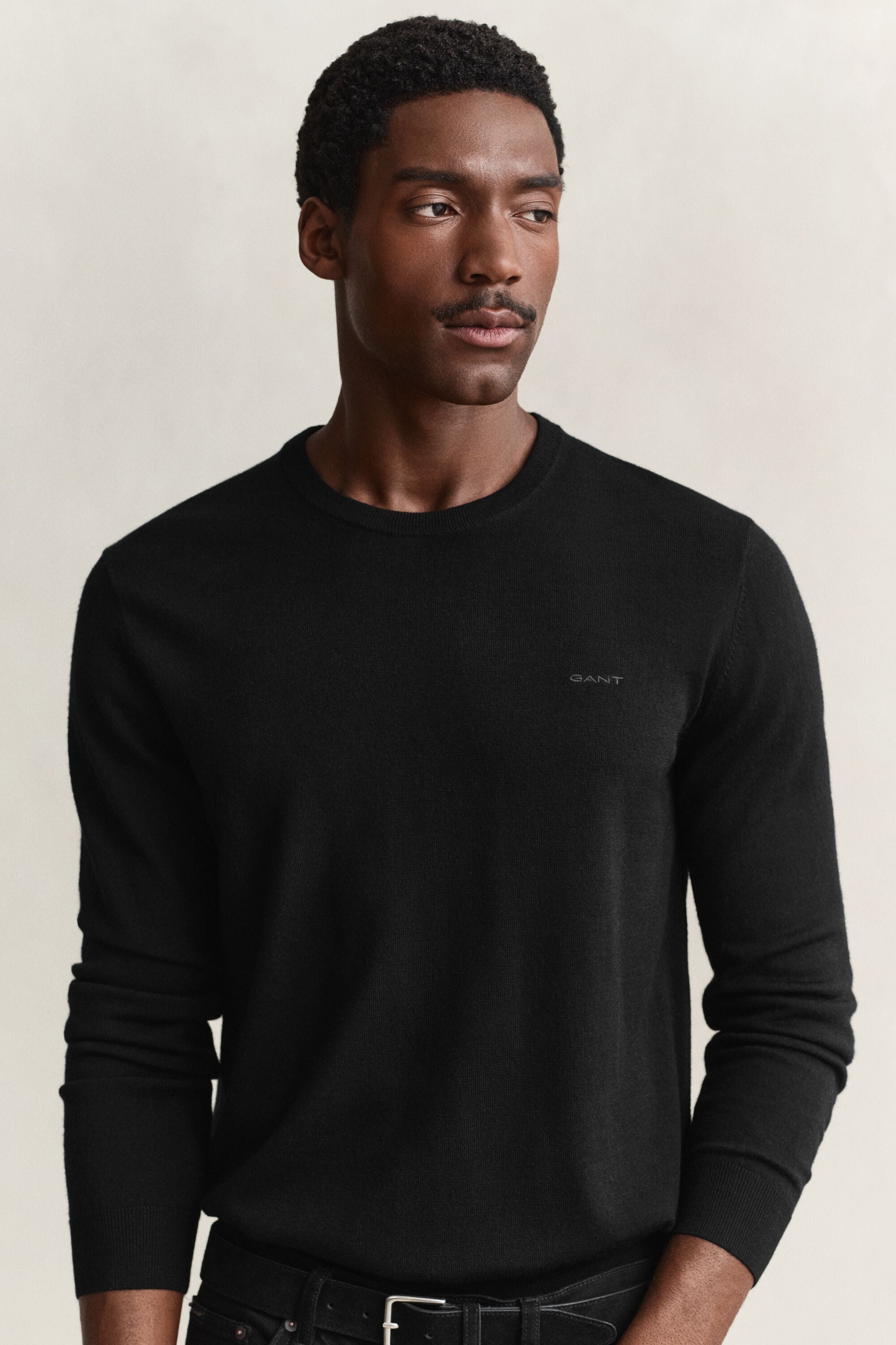 Pull col rond en laine mérinos
