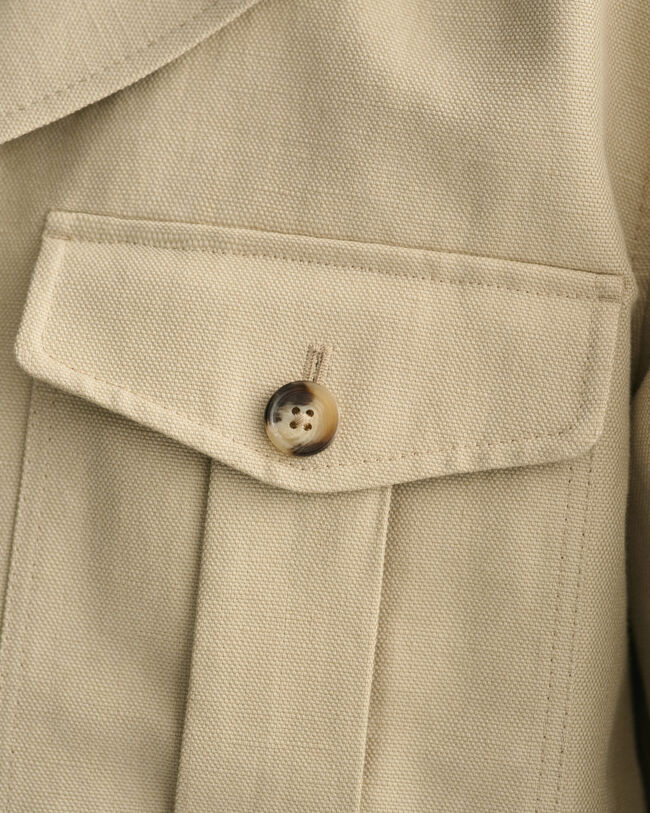 Veste de costume relaxed fit en coton et lin