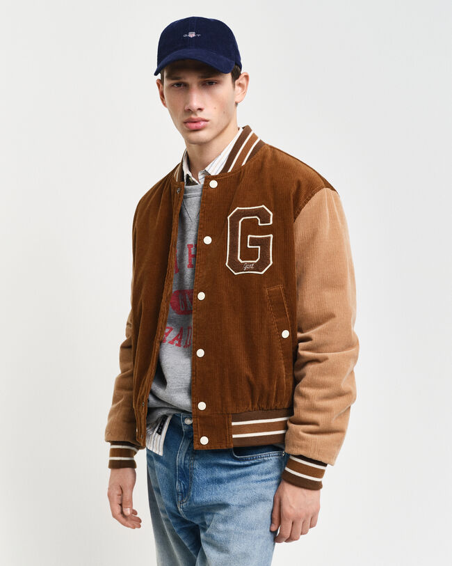 Veste Varsity de GANT en velours côtelé