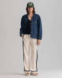 Vest met V-hals van licht katoen