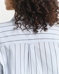 Relaxed Fit Luxury Oxford-hemd met strepen