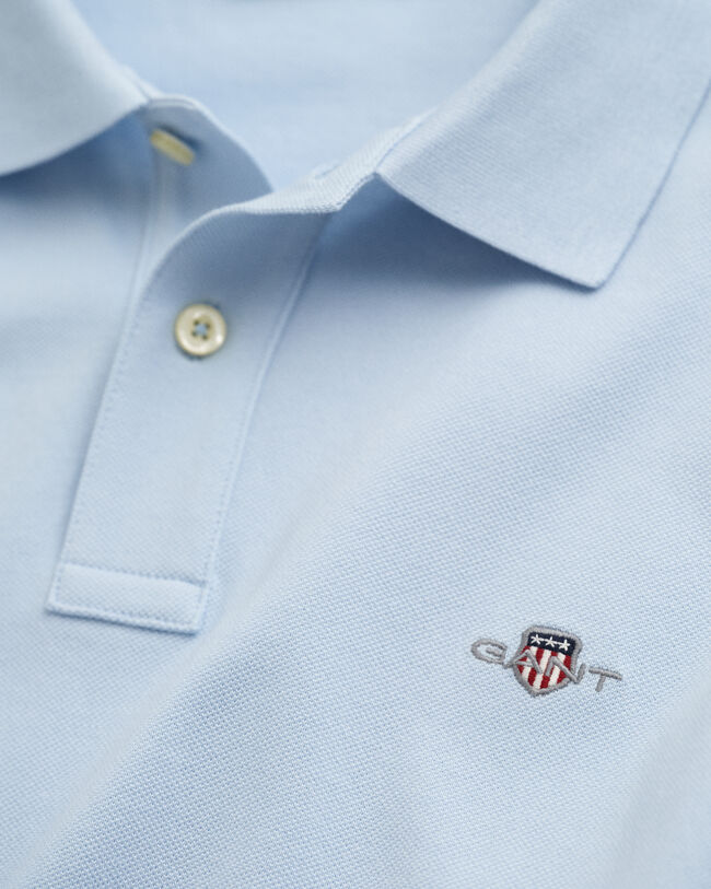 Polo coupe regular en coton piqué Shield