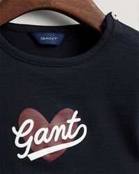 T-shirt avec cœur Script Girls