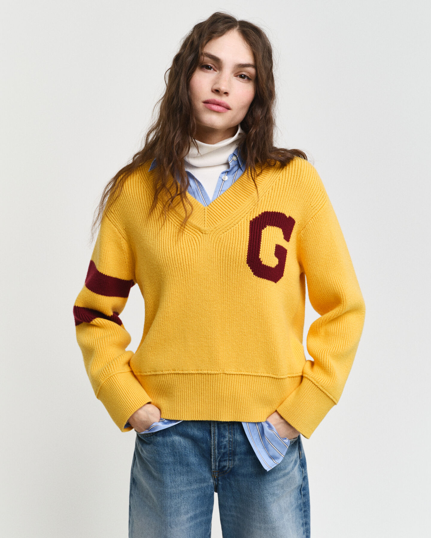 Pull col V GANT Varsity