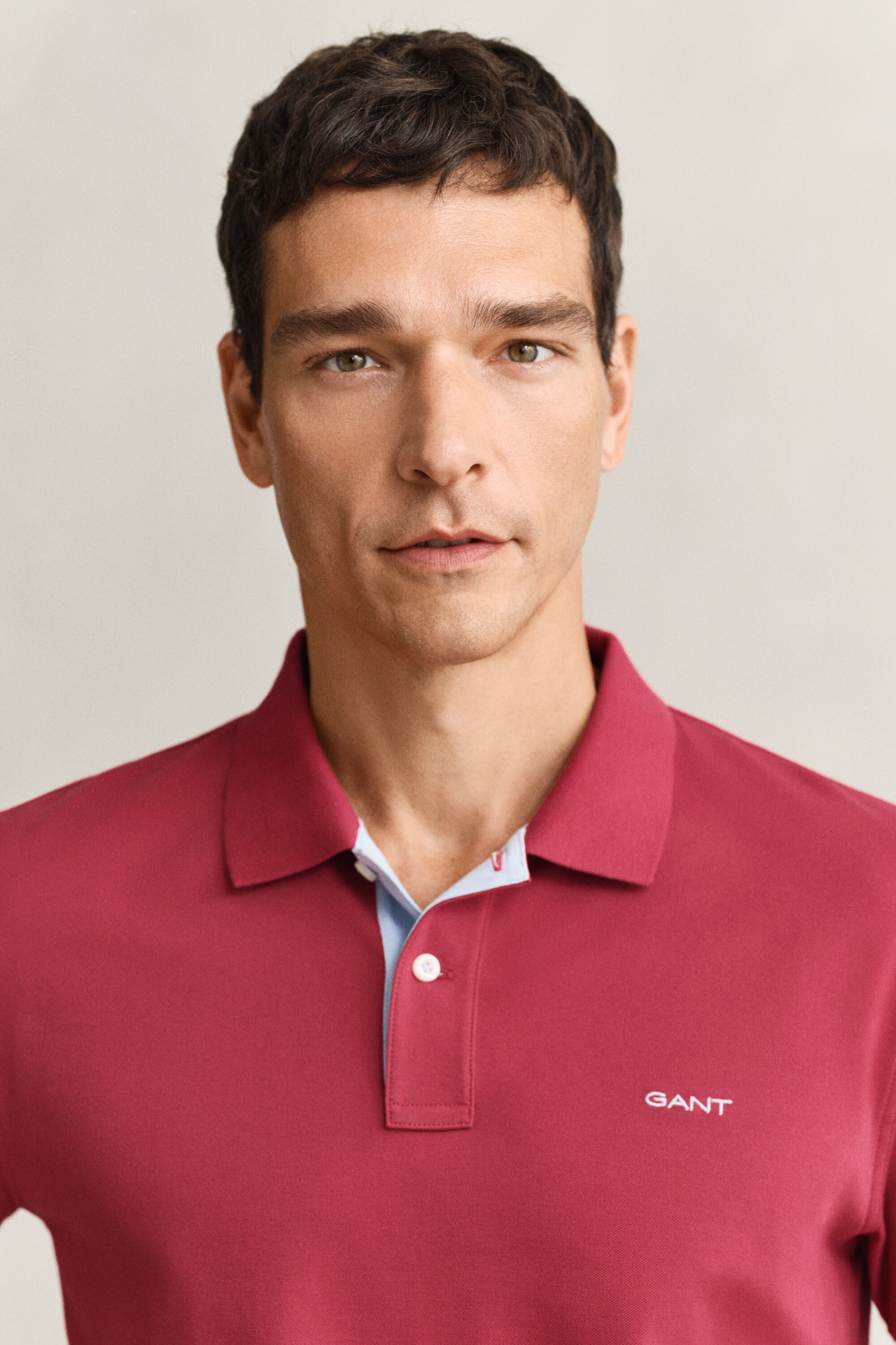 Polo en coton piqué contrastant