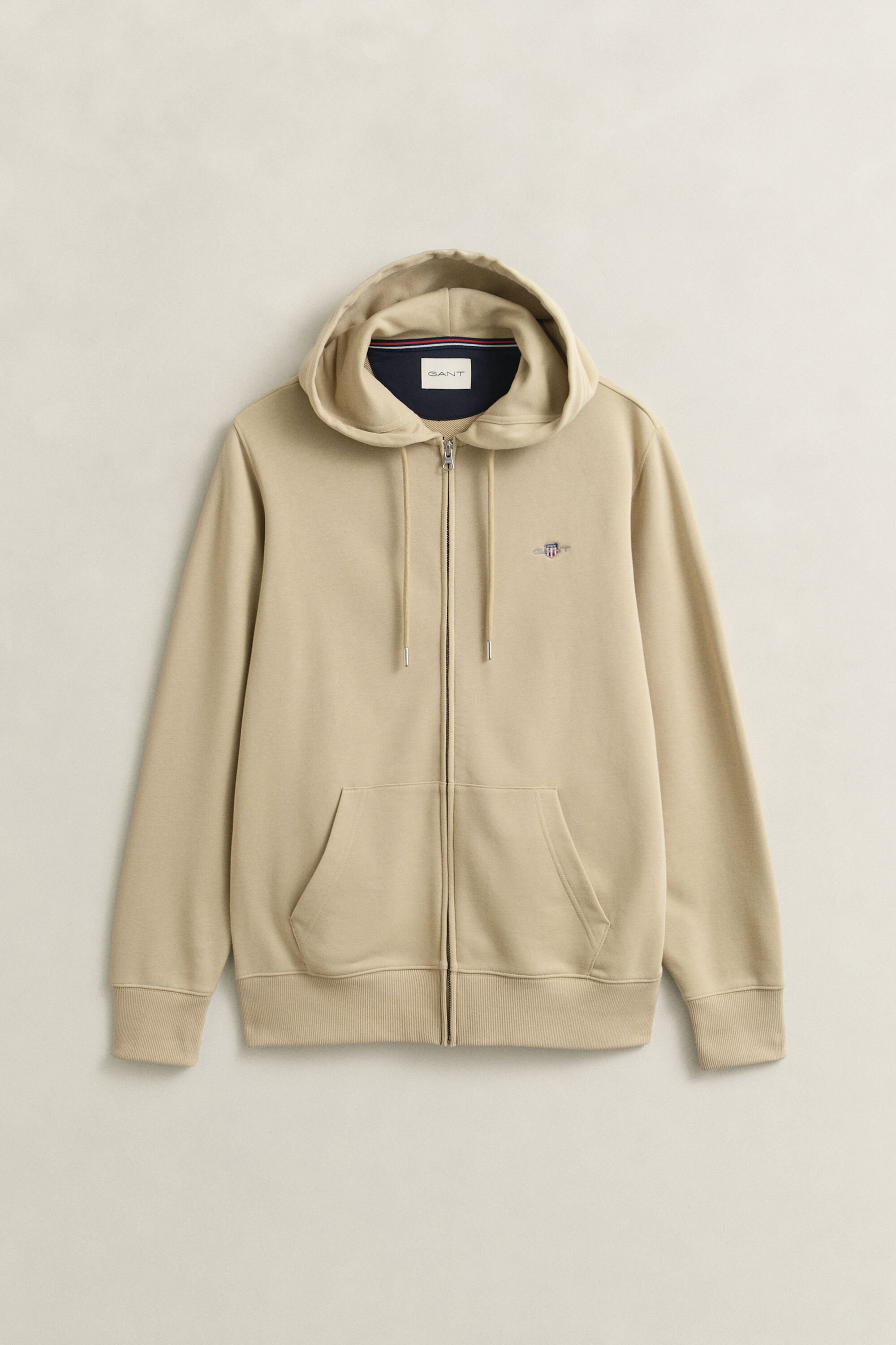 Shield hoodie met ritssluiting