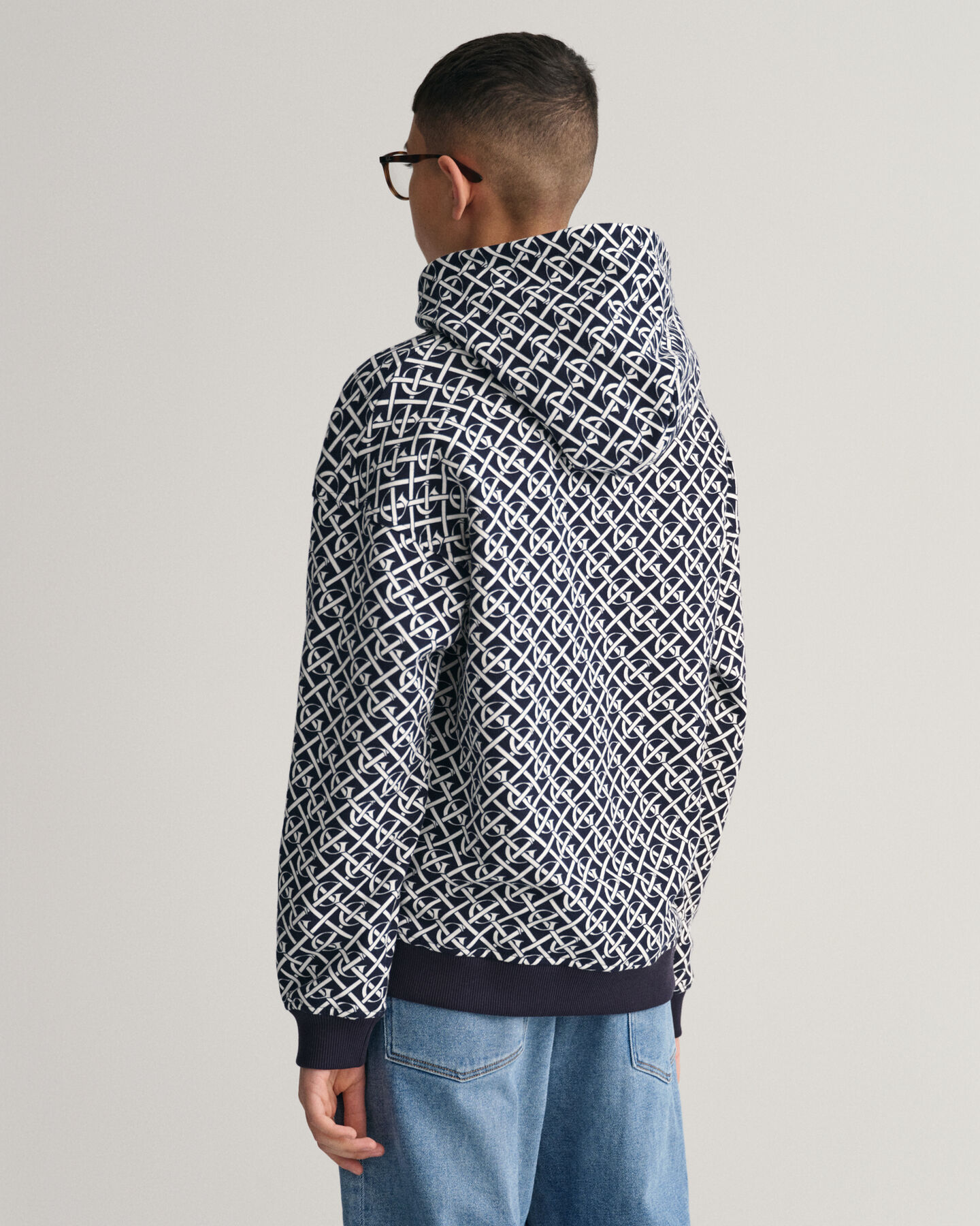 Sweat &agrave; capuche ultra-ample avec monogramme Teen Boys