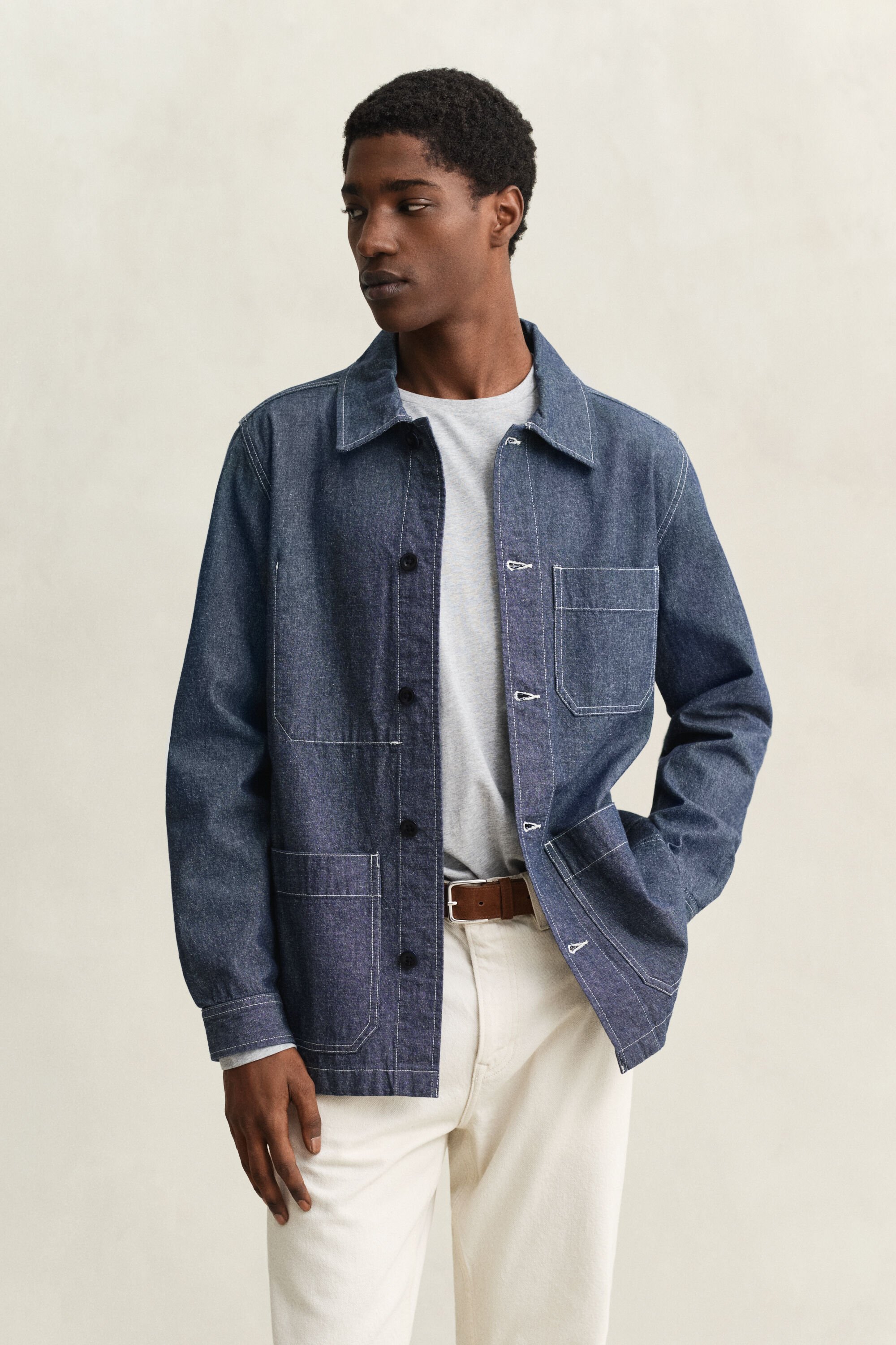 Chambray overshirt