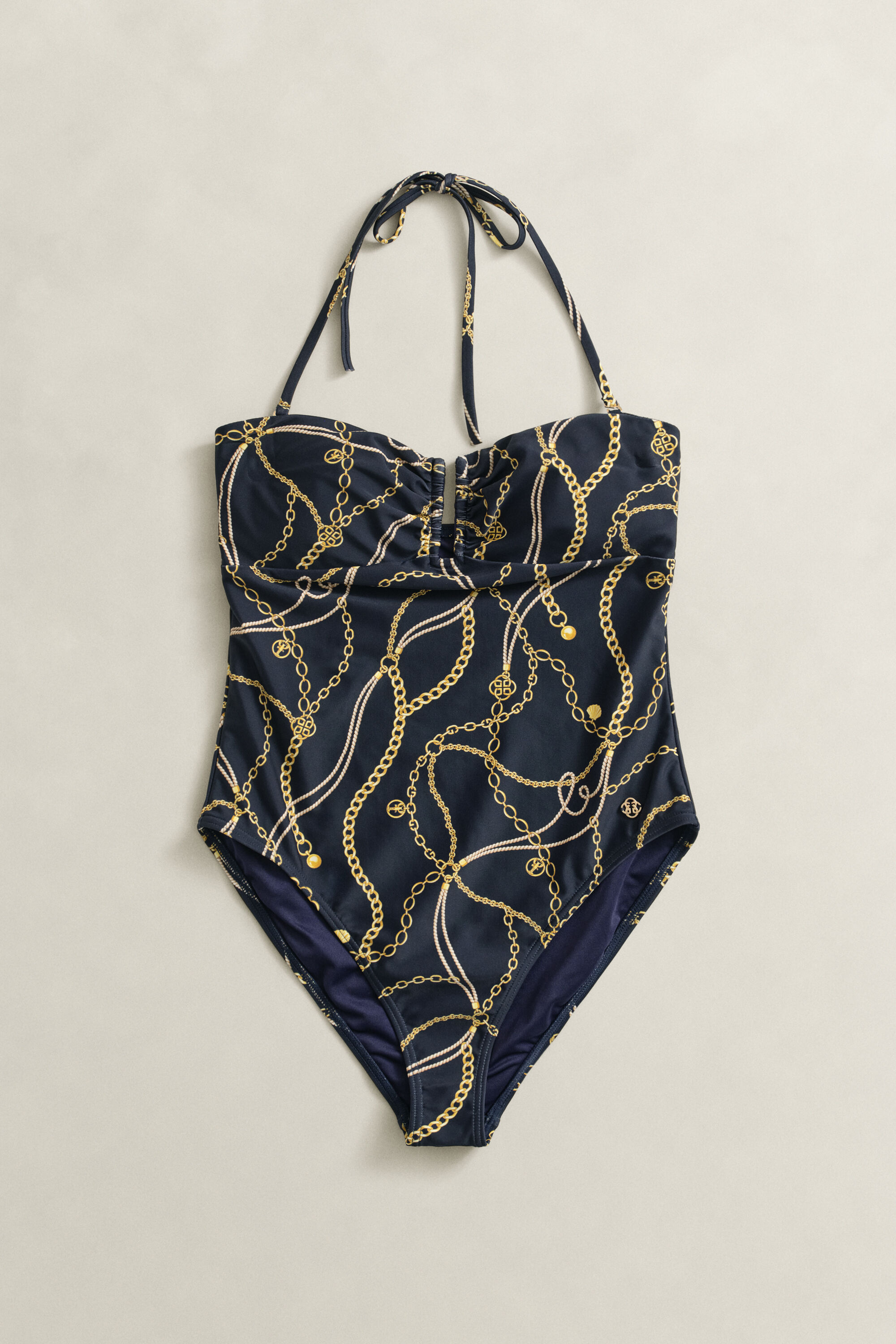 Badpak met print en vulling