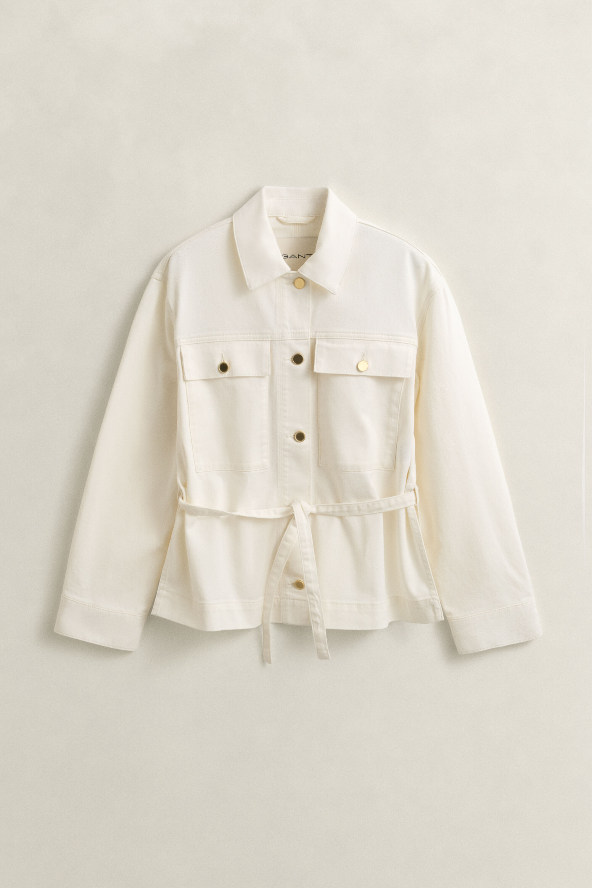 Veste en denim nouée