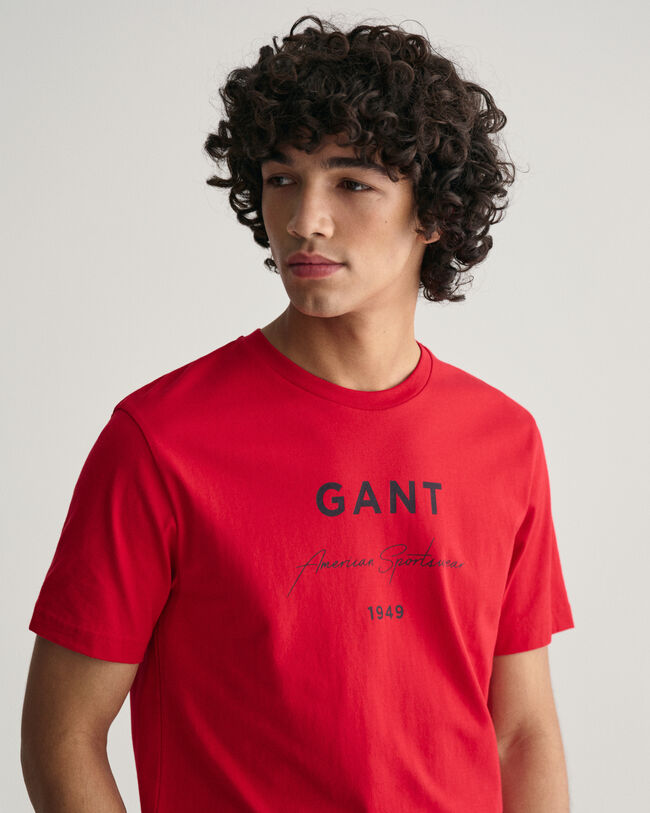 GANT Script Graphic Printed T-shirt