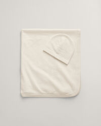 Baby cadeauset met dekentje en mutsje