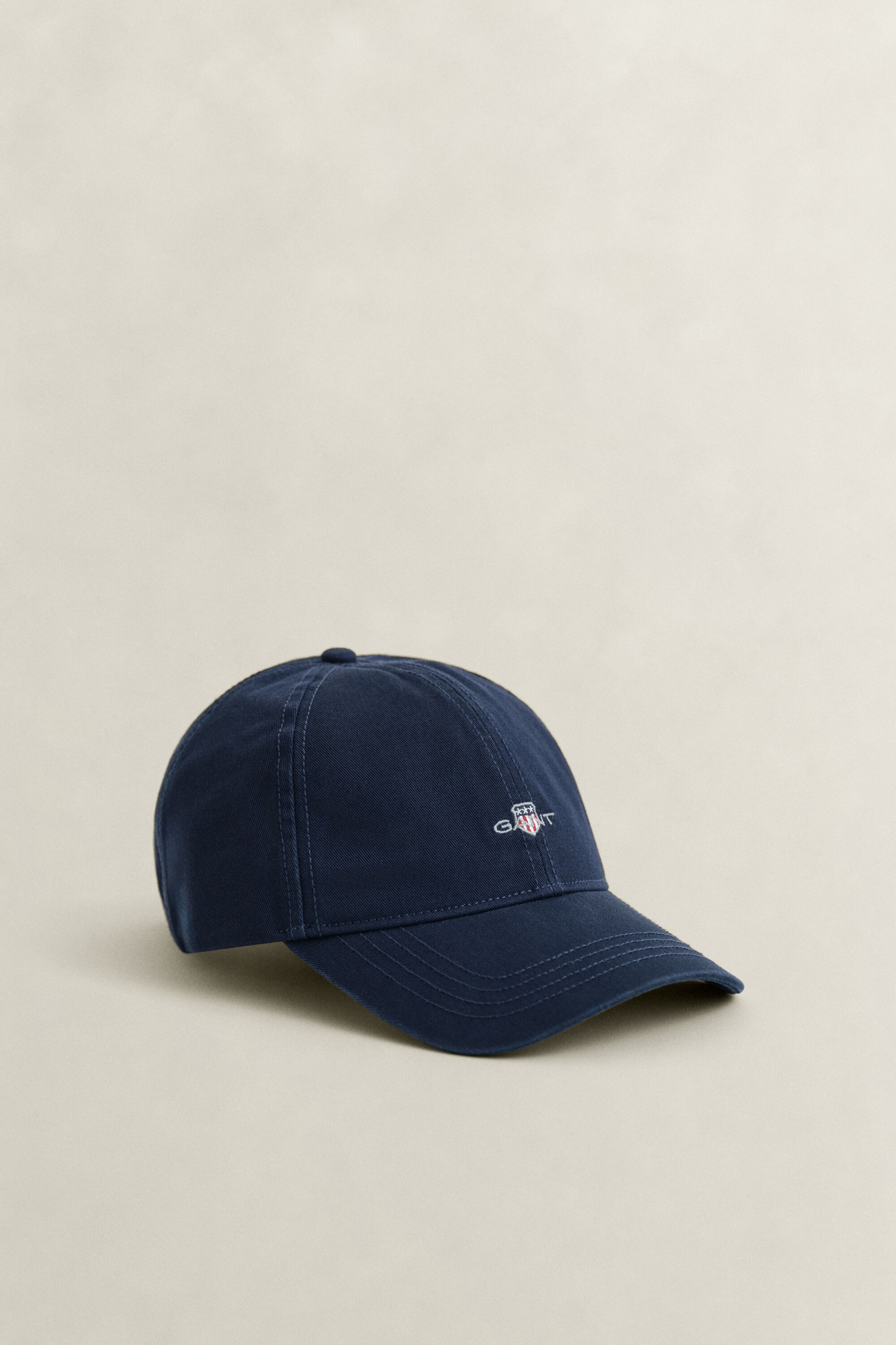 Casquette en sergé de coton avec écusson