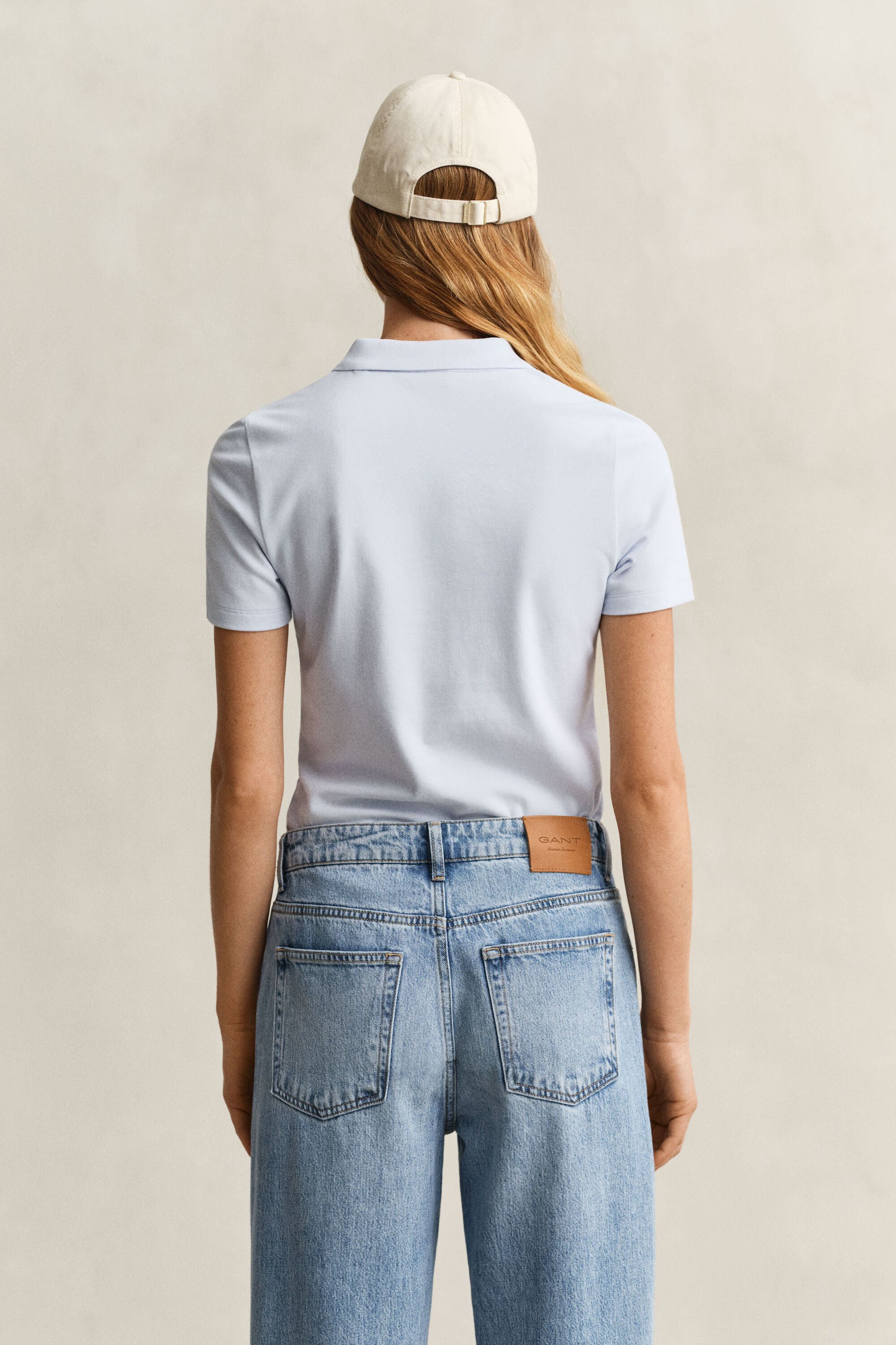 Polo coupe slim en coton piqué Shield