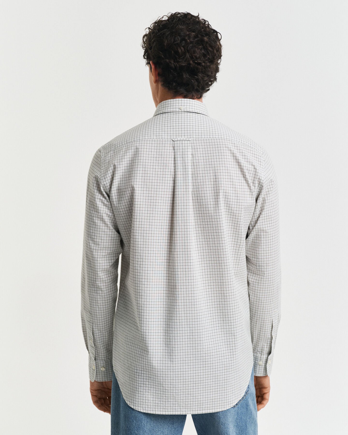 Regular Fit Classic hemd van poplin met ruitjes