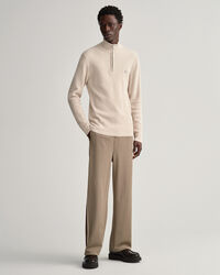 Pull &agrave; demi-zip c&ocirc;tel&eacute; Texture