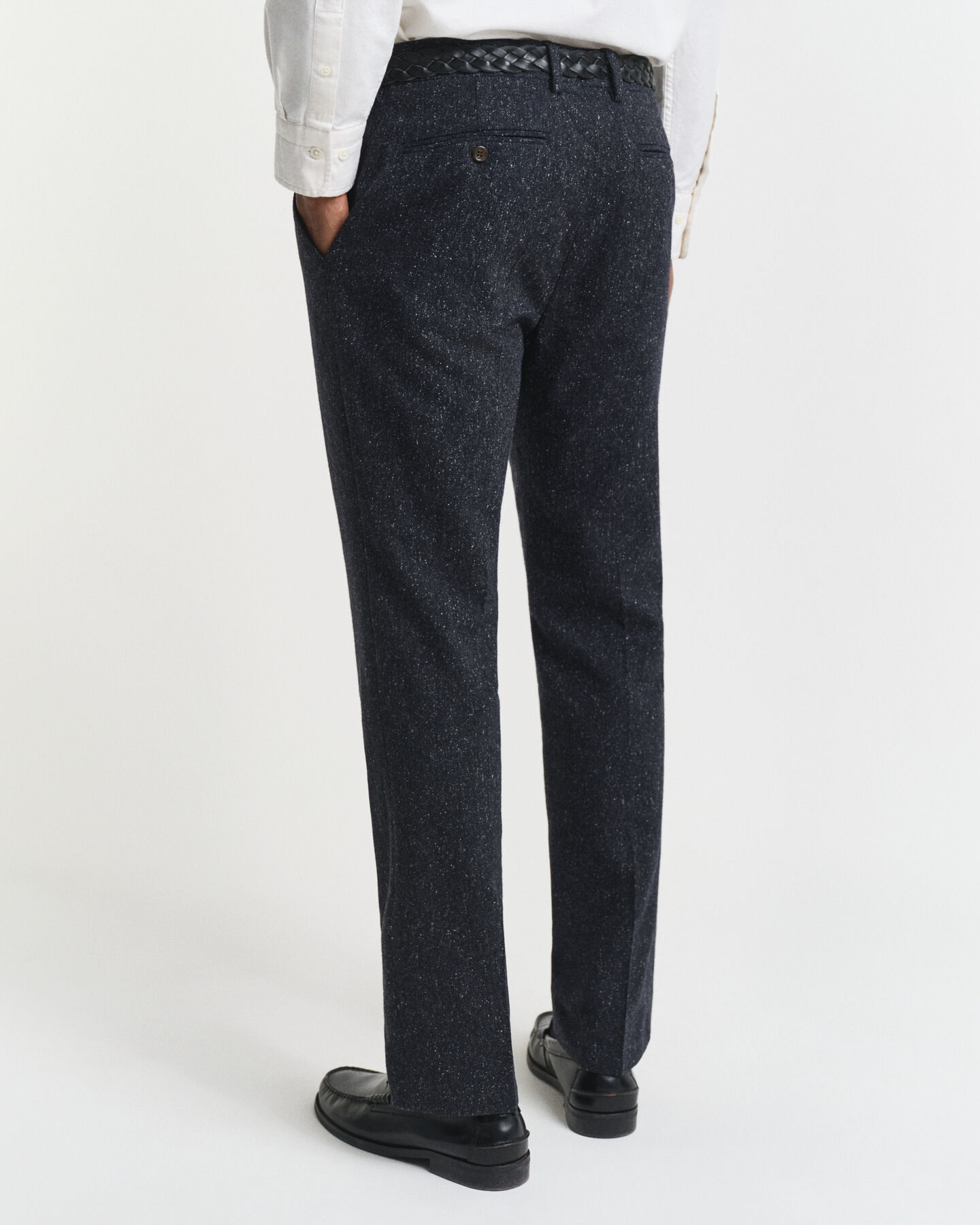 Pantalon de costume slim fit en Donegal
