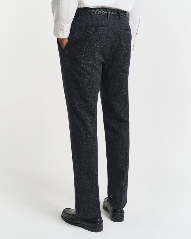 Pantalon de costume slim fit en Donegal