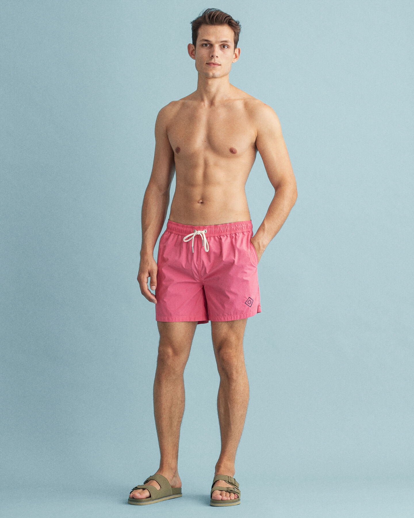 Classic Fit Sunfaded zwemshort