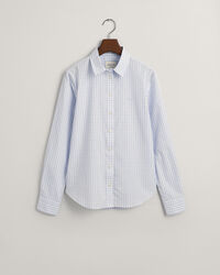 Regular Fit poplin hemd met Gingham-ruitje