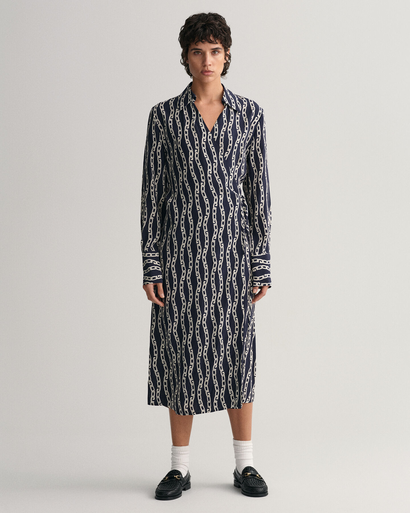 Chain Print wikkeljurk