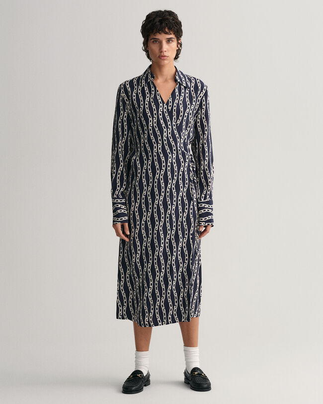 Chain Print wikkeljurk