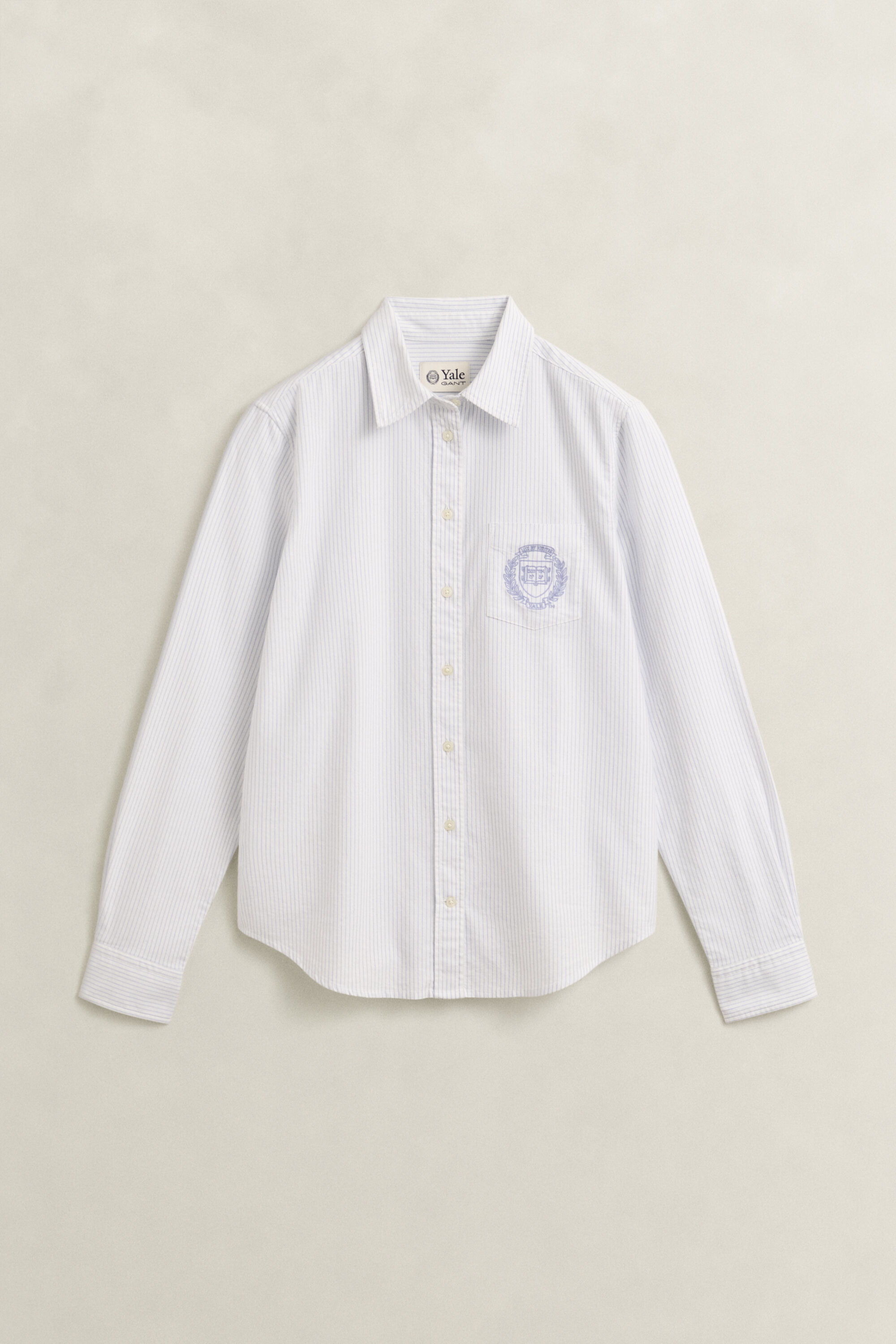 Gant x Yale gestreept Oxford-overhemd