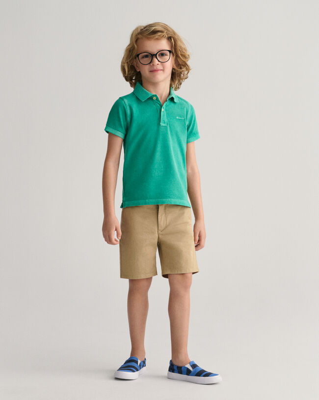 Kids Sunfaded piqu&eacute; poloshirt