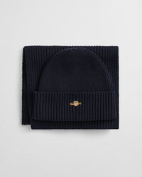 Cadeauset met Shield beanie en sjaal