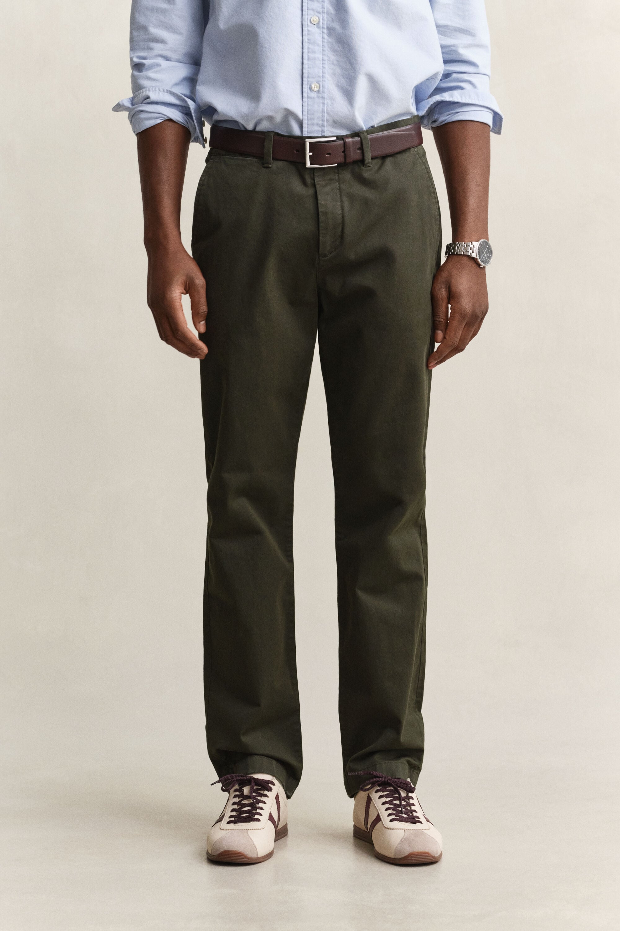 Klassieke chino met normale pasvorm