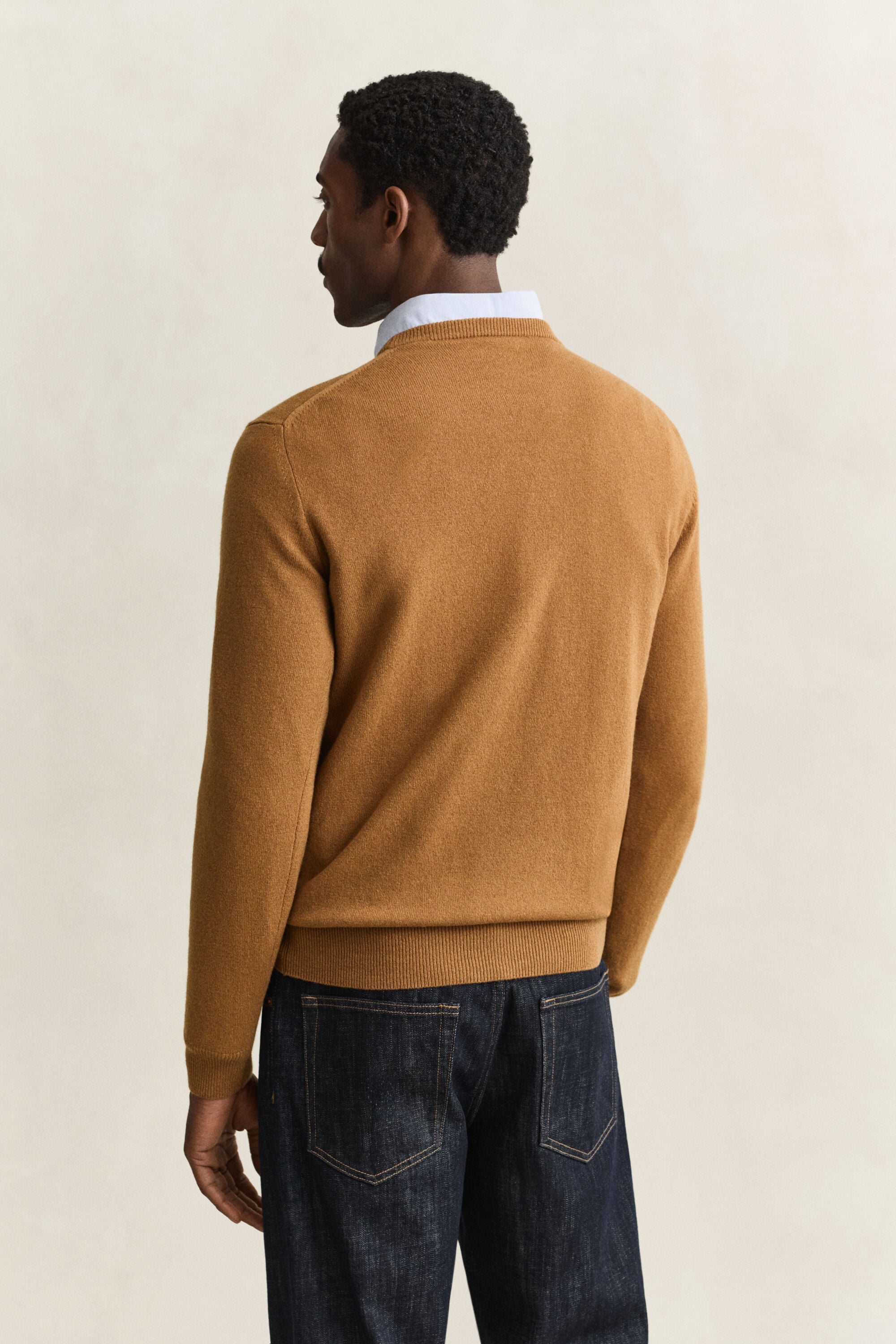 Pull col rond en laine d’agneau
