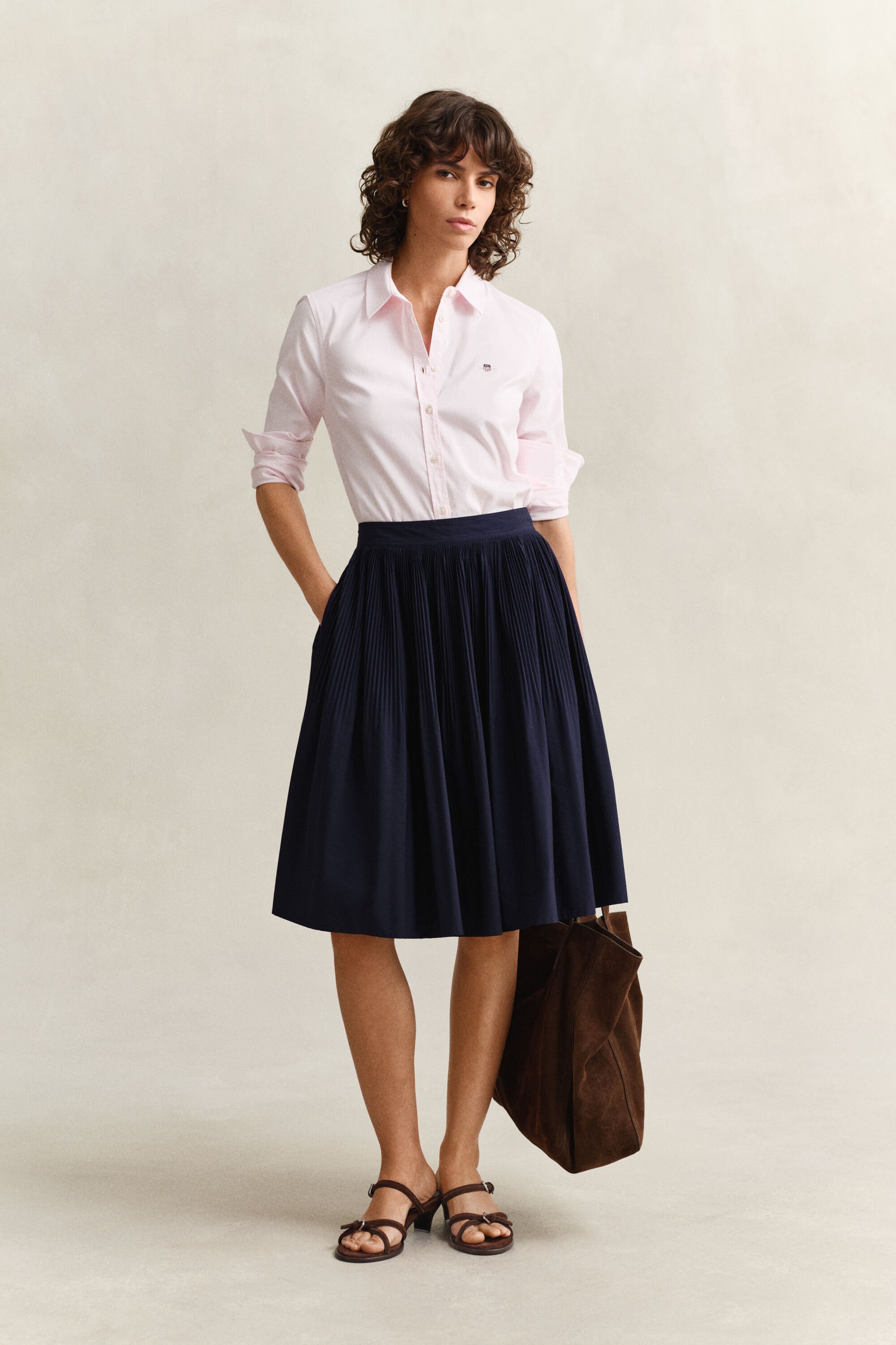 Oxford-overhemd met stretch