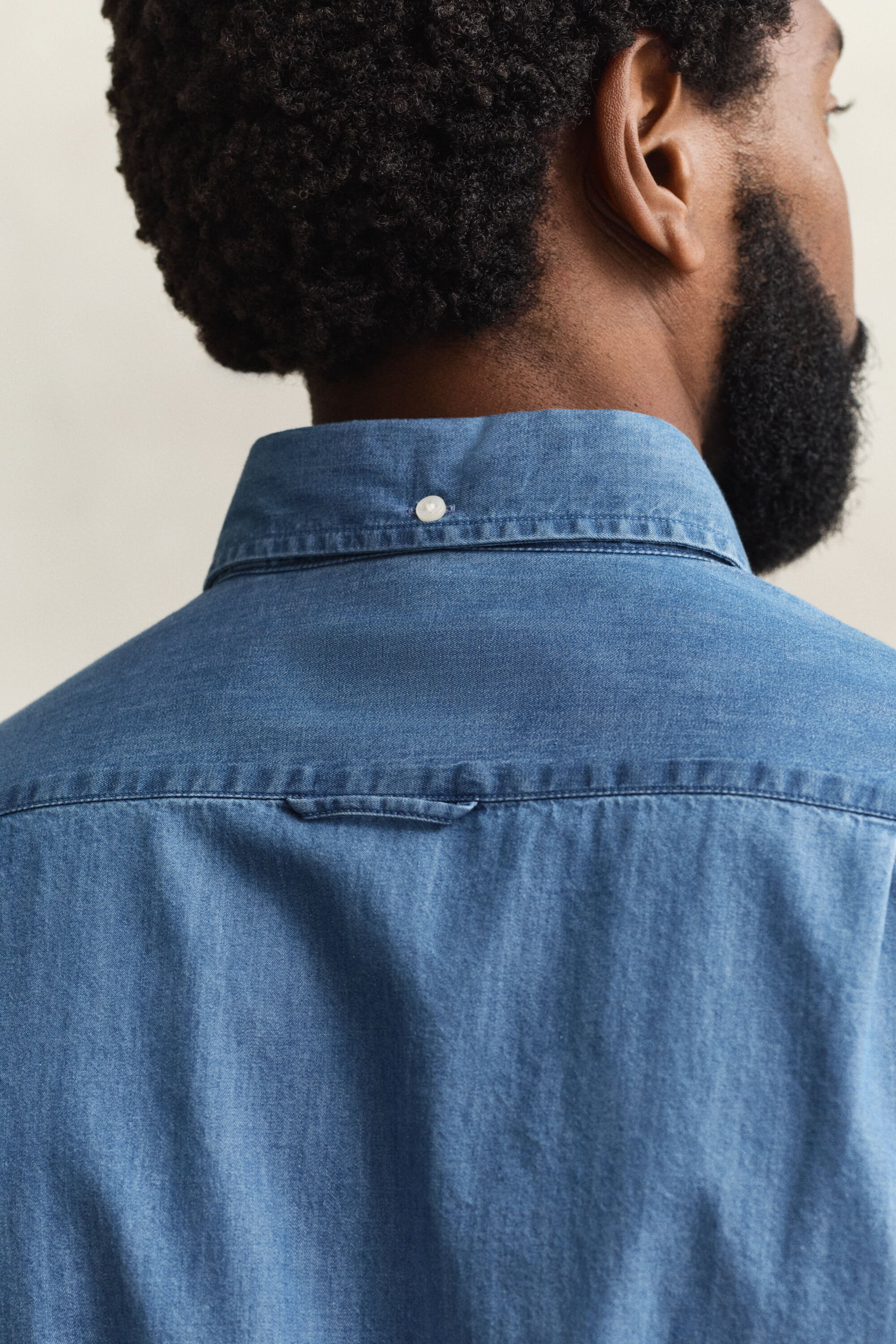 Chemise coupe slim indigo