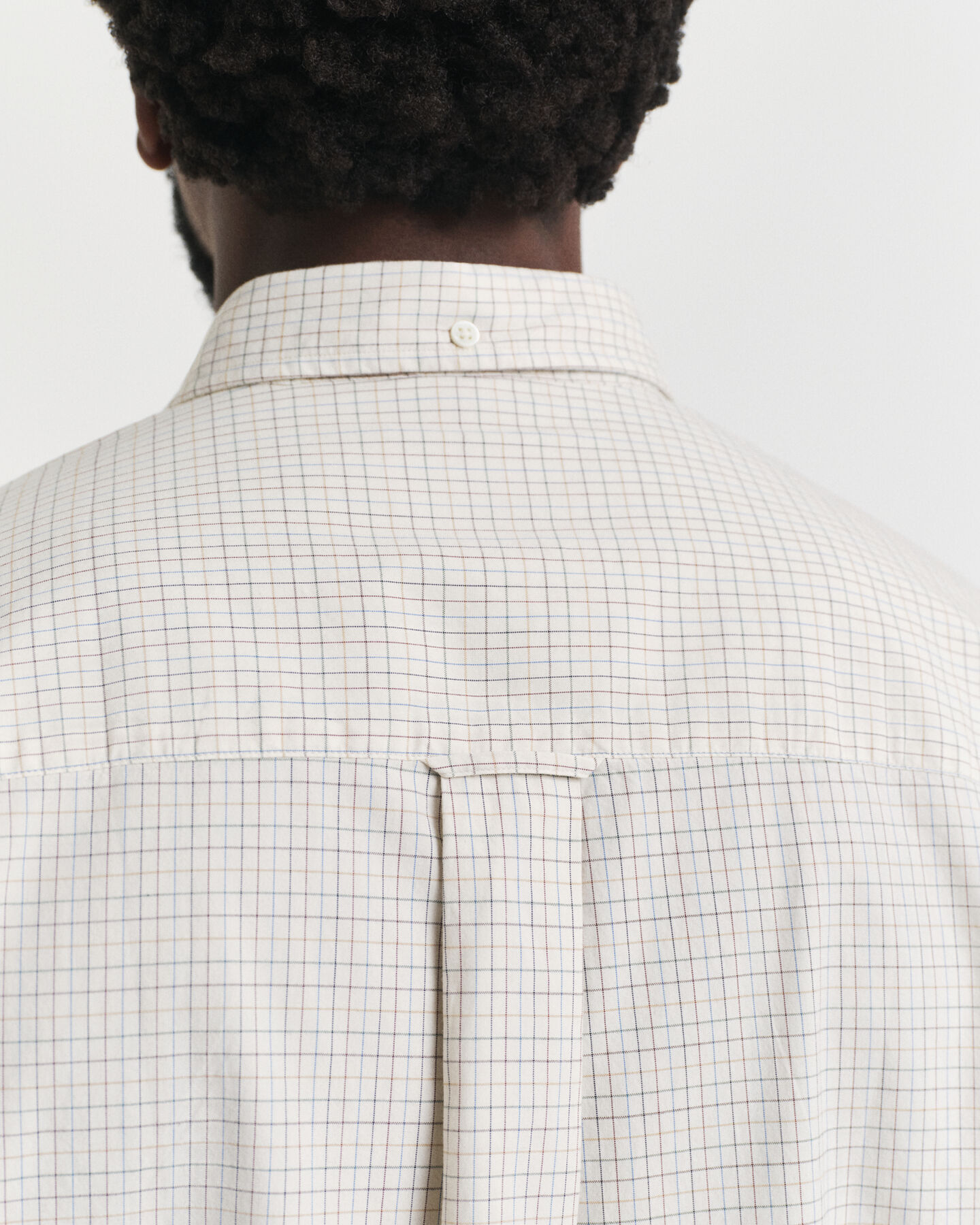 Chemise ultra-ample en coton Oxford à carreaux Luxury