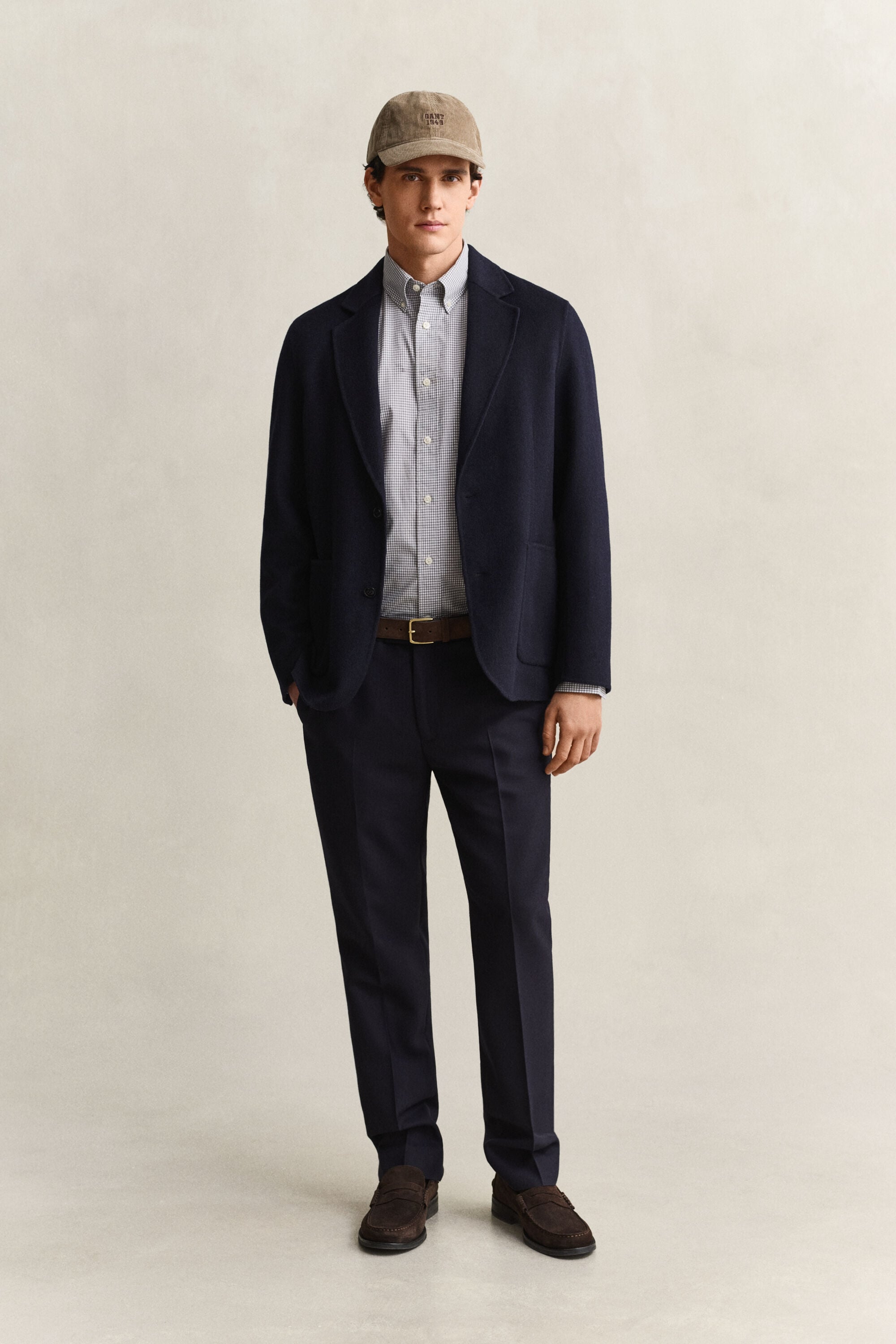 Chemise vichy en popeline classique