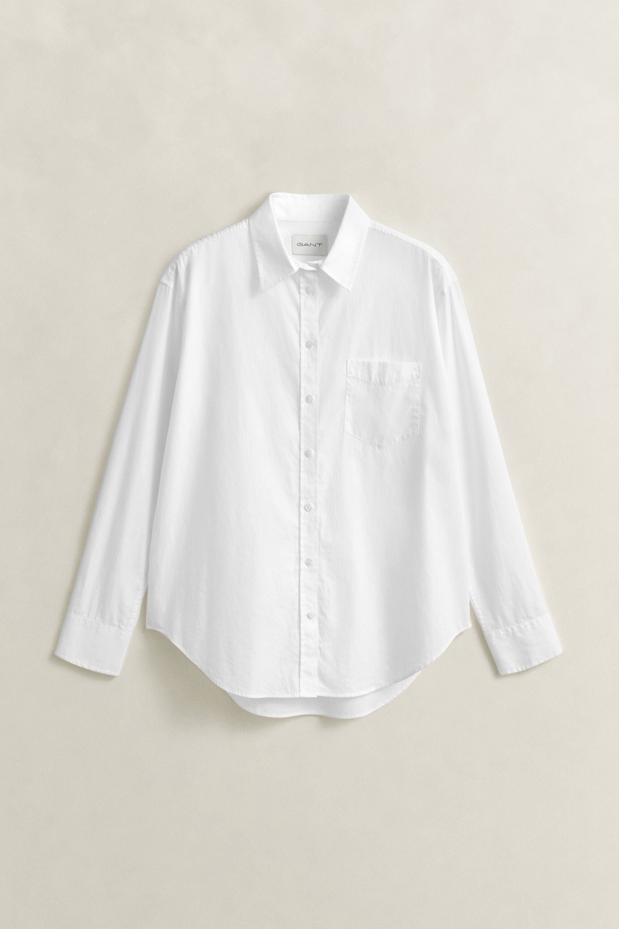 Relaxed Fit Classic overhemd van poplin