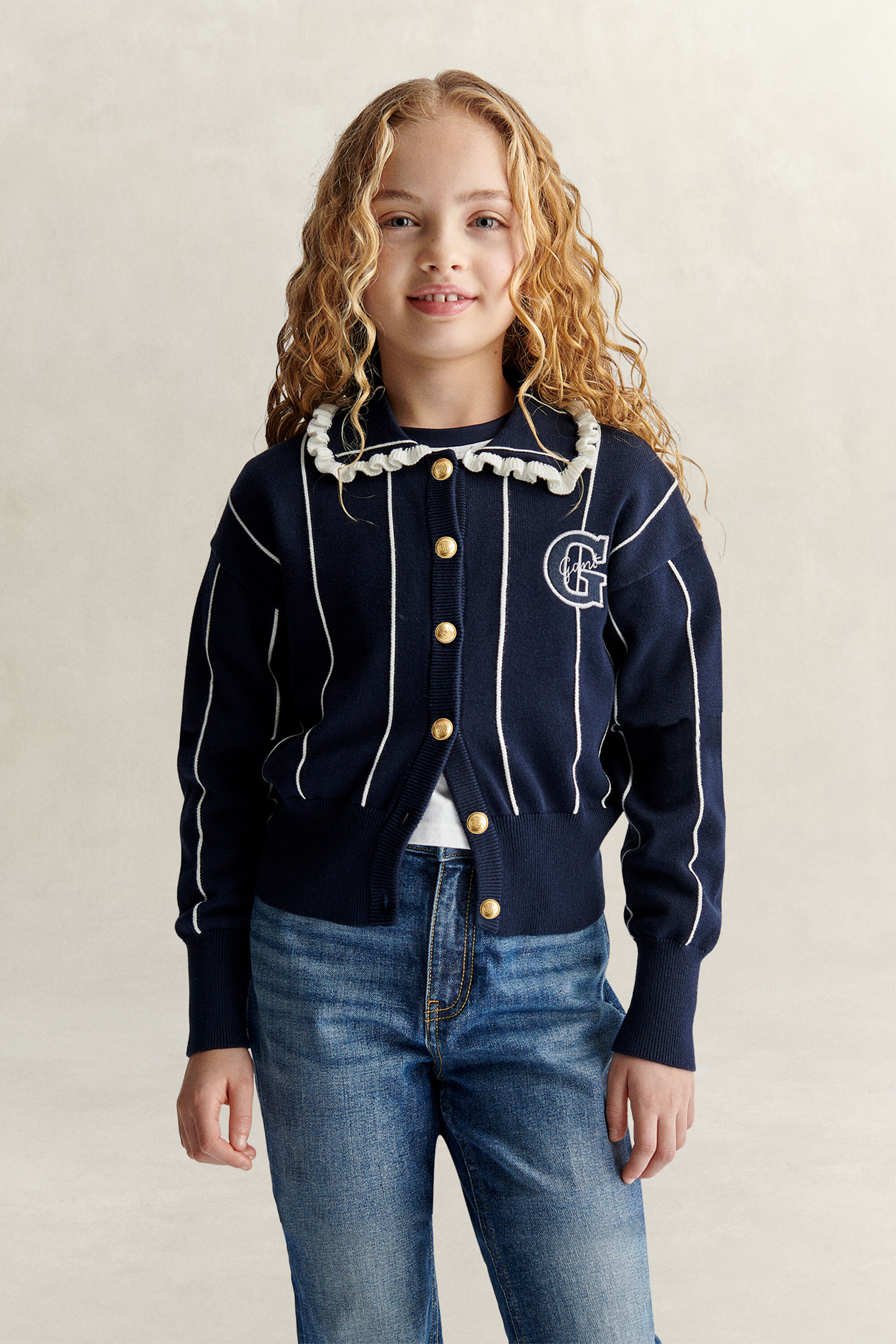 Cardigan à rayures Ado Fille