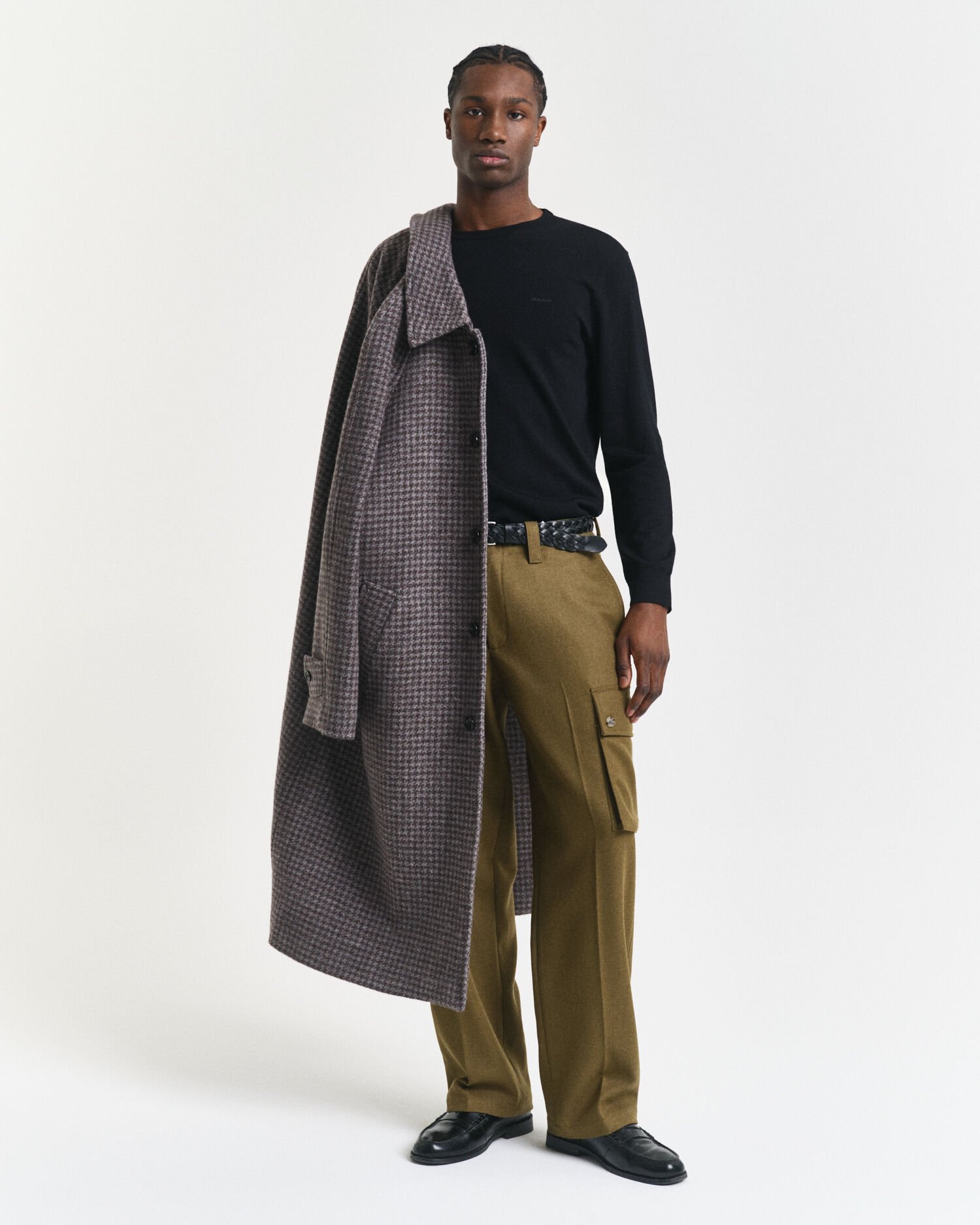 Pull col rond en laine mérinos extrafine