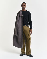 Pull col rond en laine mérinos extrafine