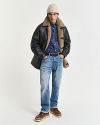 Chemise coupe regular en velours côtelé de coton