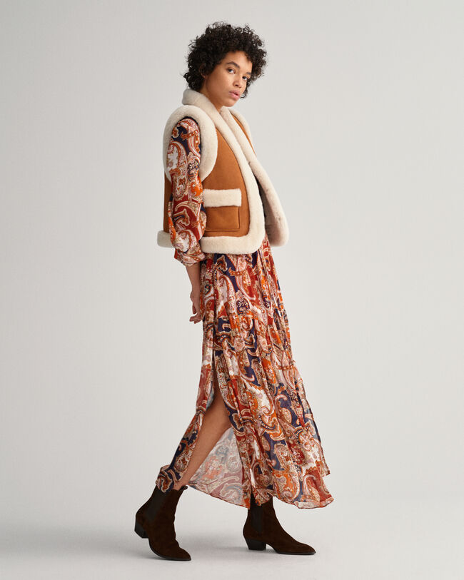 Bodywarmer van lamswol