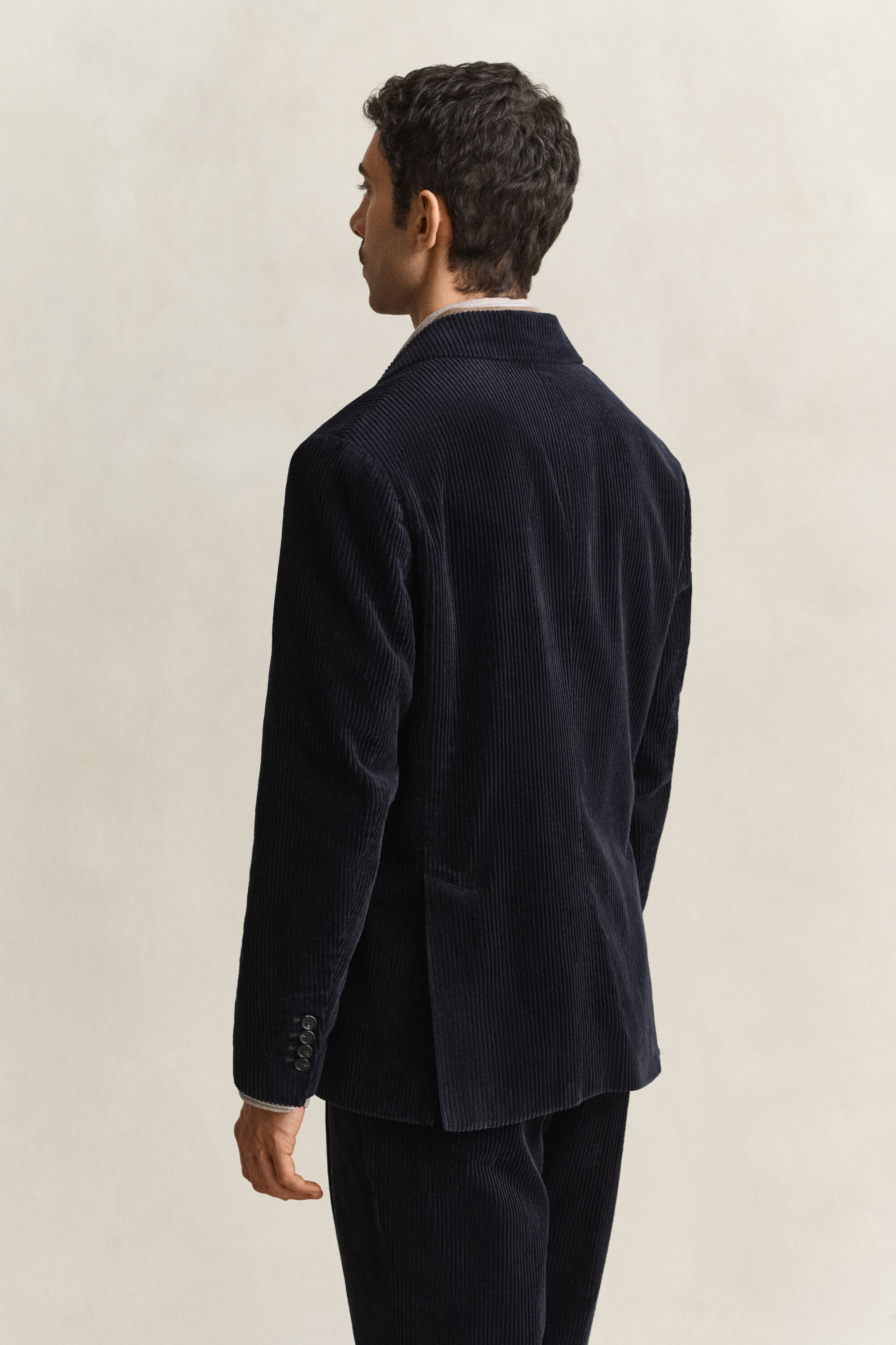 Veste de costume en velours côtelé