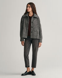 Jeans met iets kortere, rechte pijp