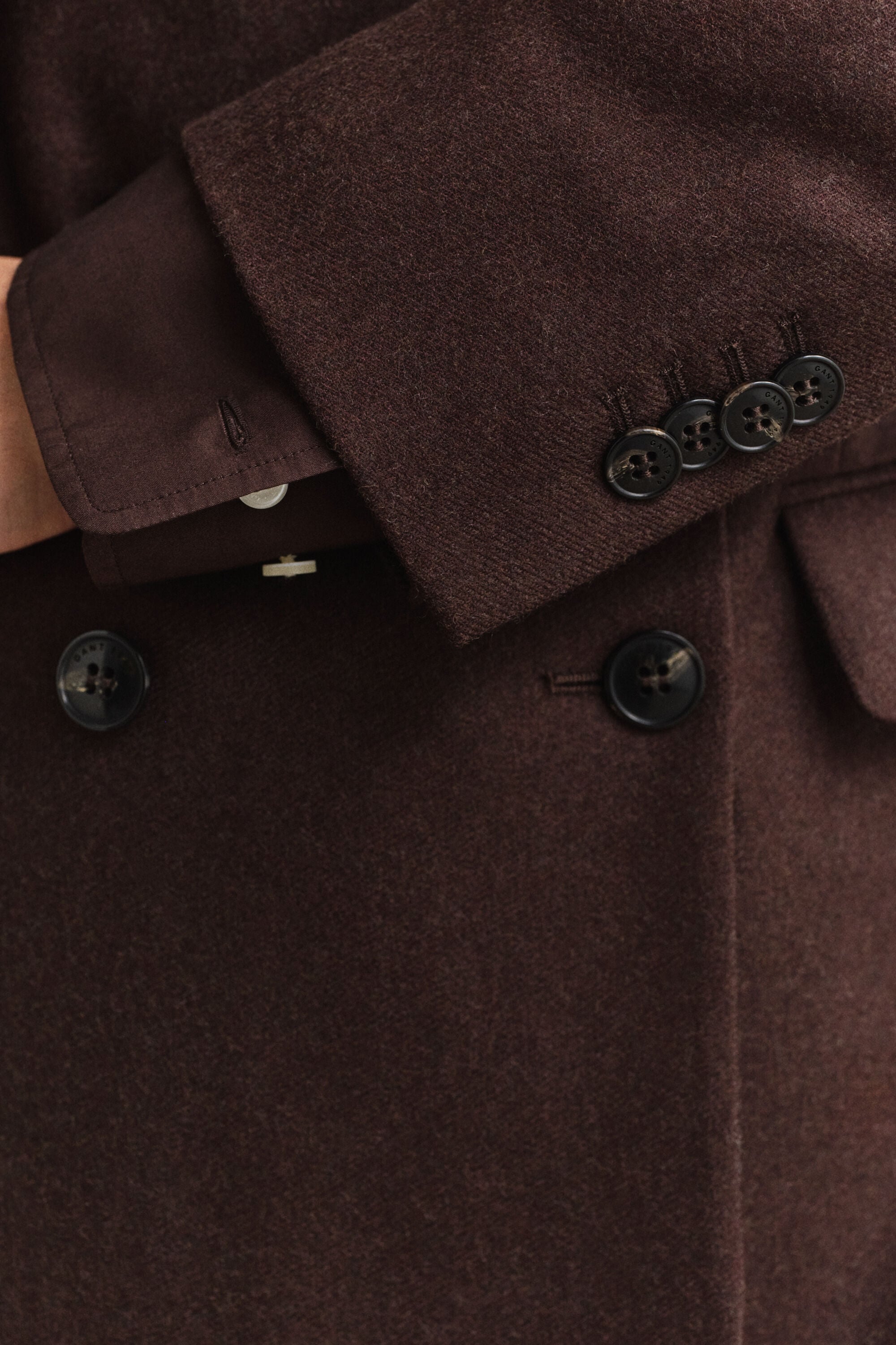 Flanellen blazer
