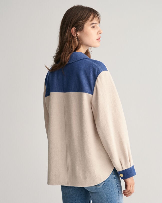 Surchemise texturée