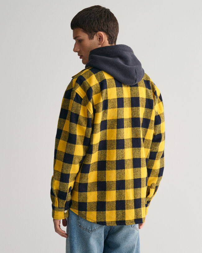 Surchemise Buffalo en laine m&eacute;lang&eacute;e