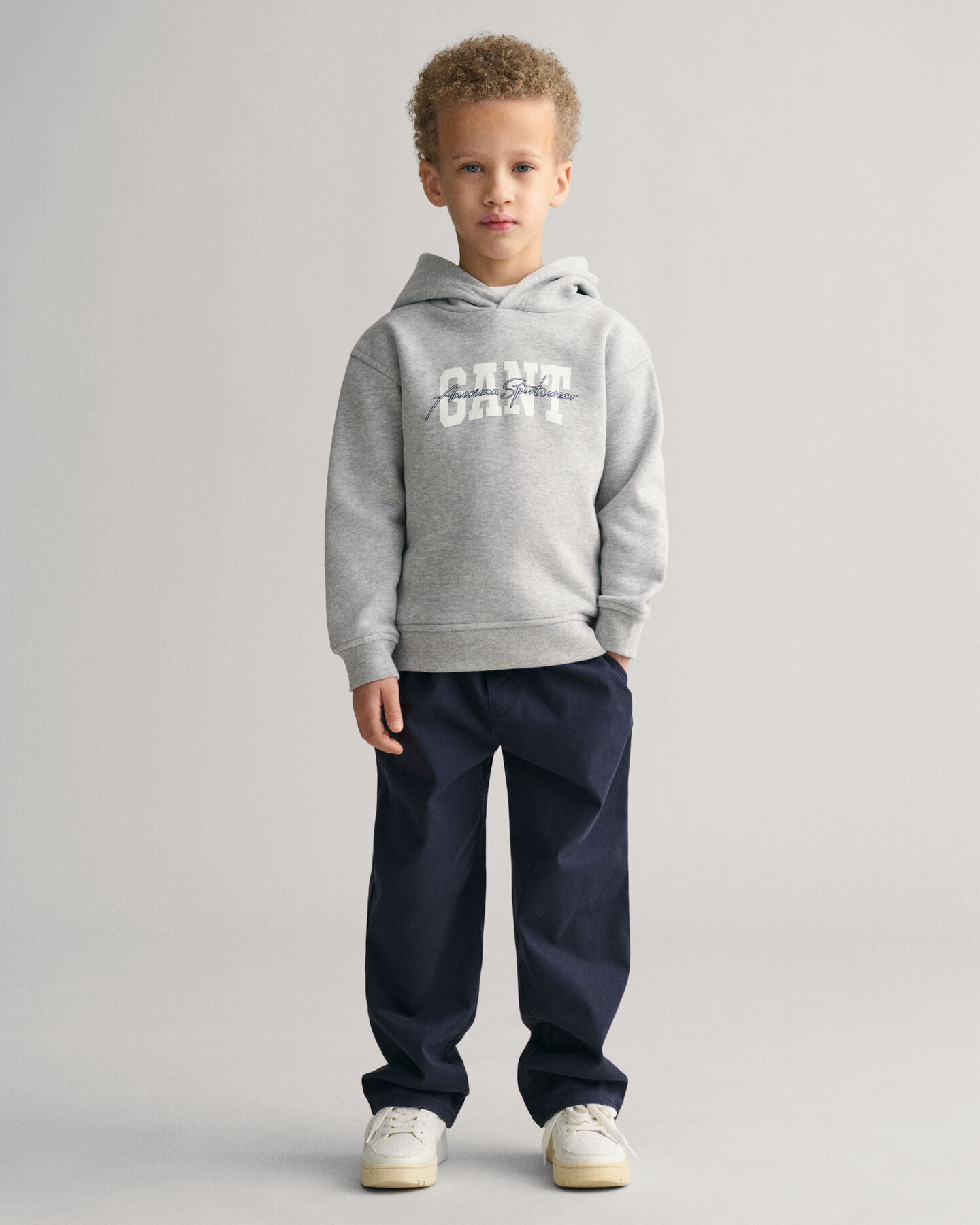 Kids geweven broek met elastische taille