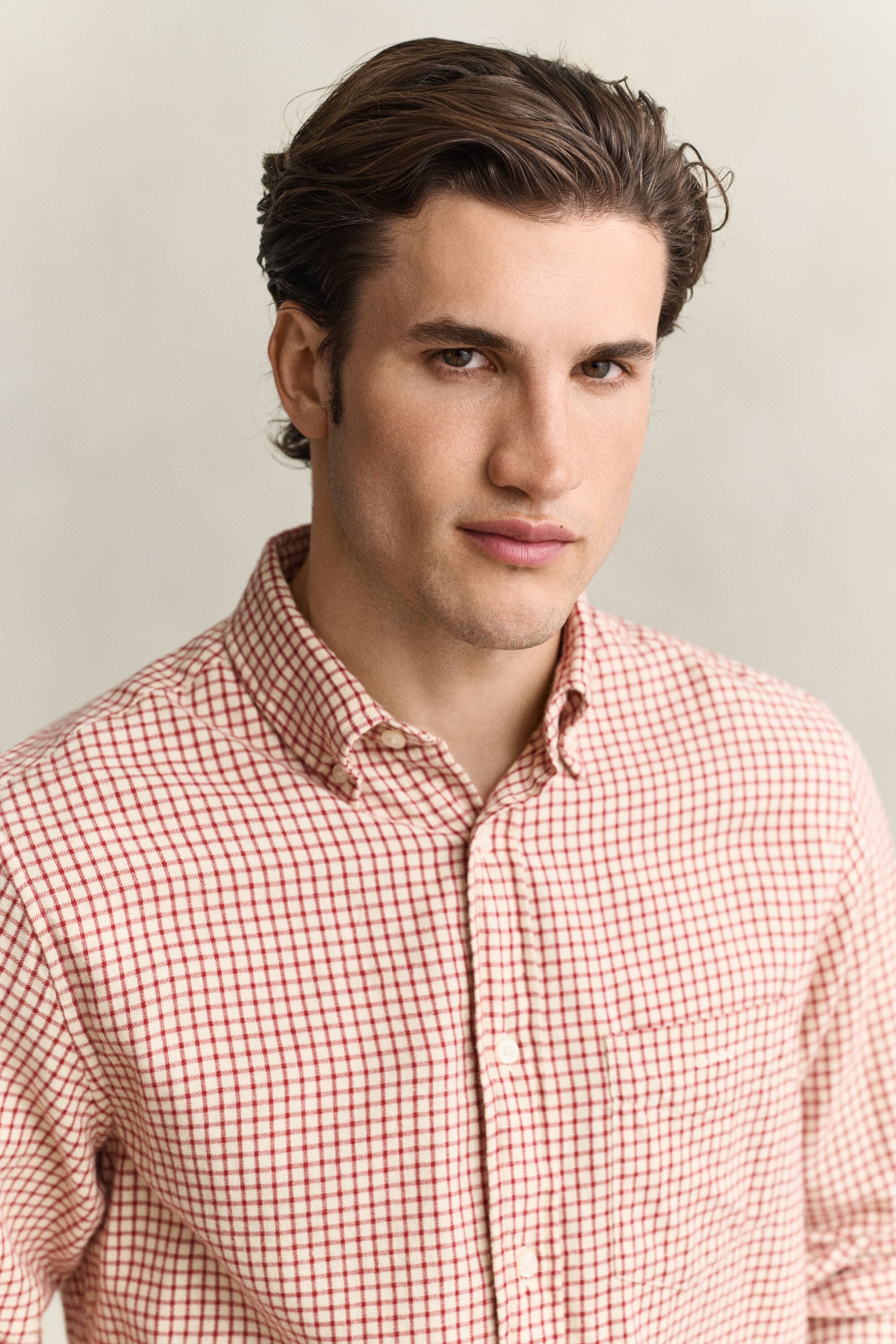 Geruit hemd van Windblown-flanel